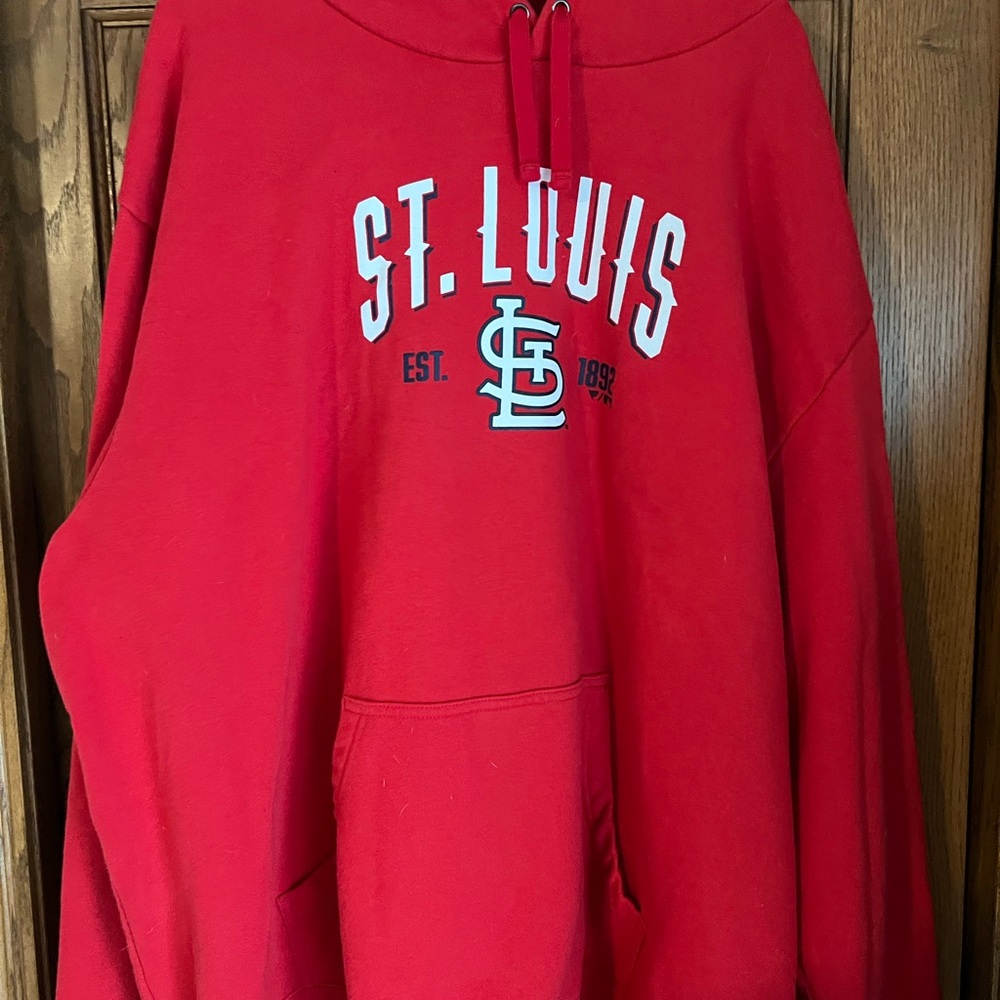ST Louis Cardinals Sweatshirt Fanatics Red Apparel